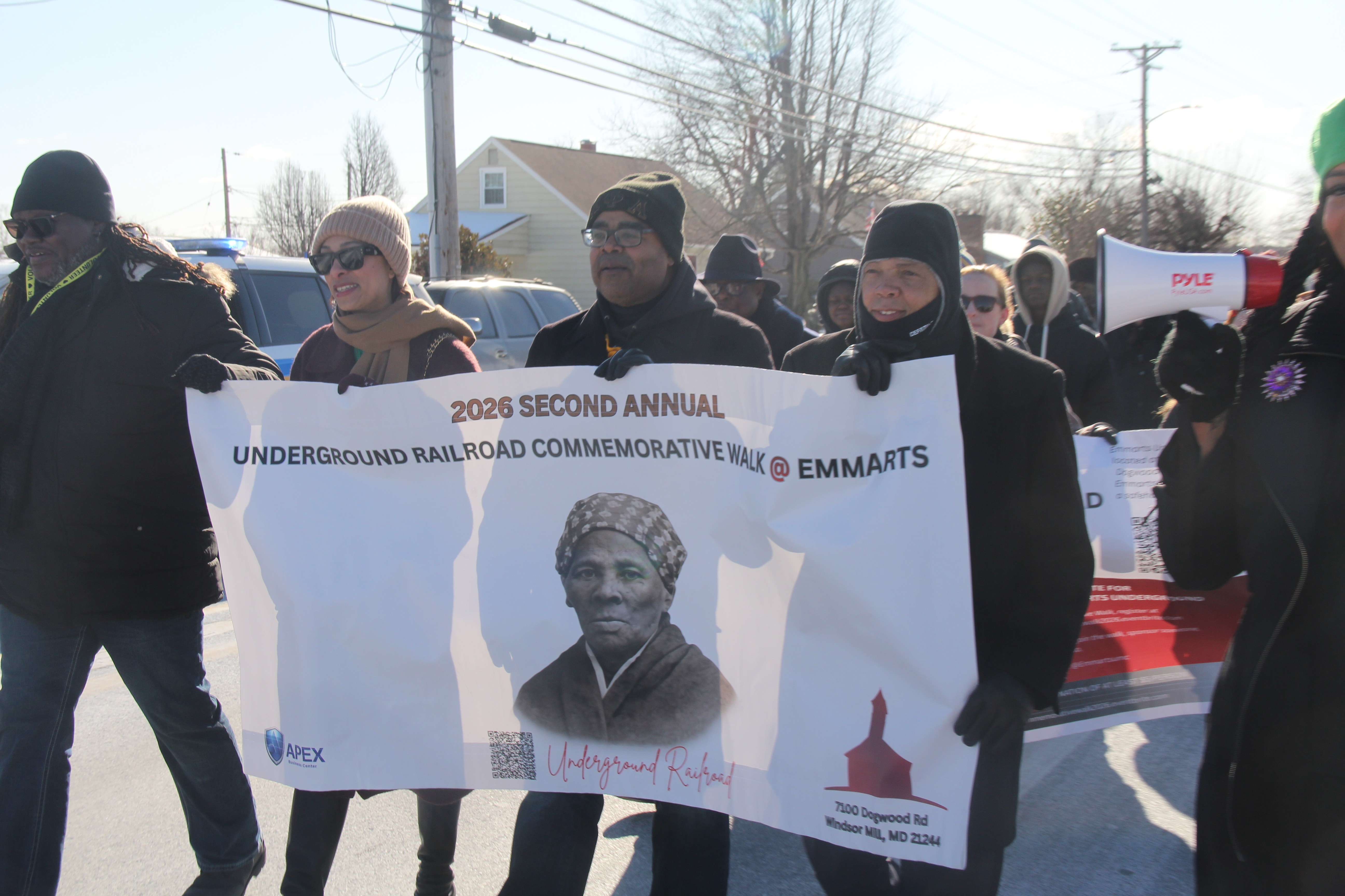 Julian Jones with community leaders