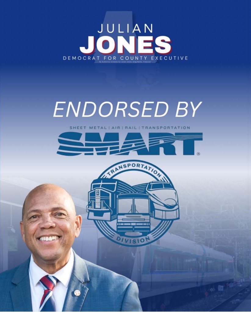 SMART Transportation Division endorses Julian Jones for Baltimore County Executive